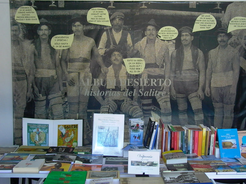 Librera Especializada de www.albumdesierto.cl asociada a la expo. Museo Arqueolgico Padre le Paige  San Pedro de Atacama, 2010